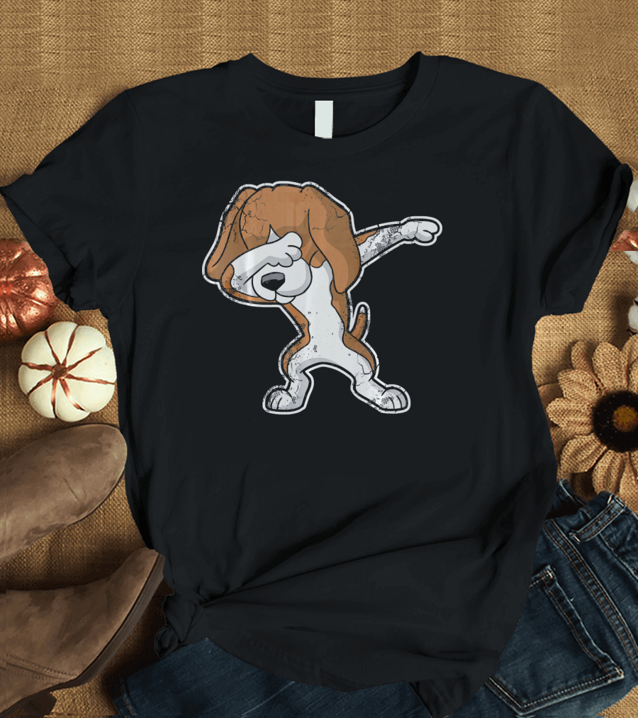 Dabbing Beagle Dog Dab Dance T-Shirt