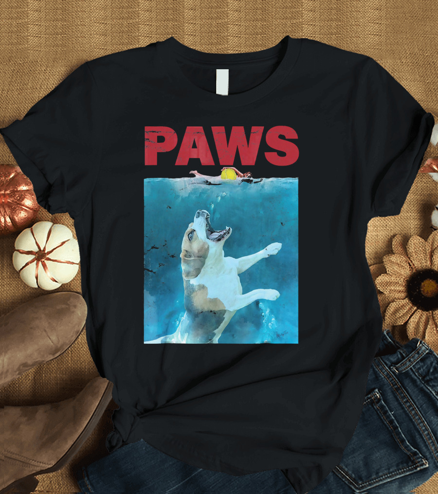 PAWS Funny Beagle UnderWater Dogs T-Shirt