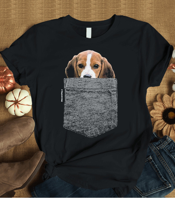 T-Shirt: Pocket Pals Dog in Your Pocket Beagle T-Shirt Pocket Pals Dog in Your Pocket Beagle T-Shirt