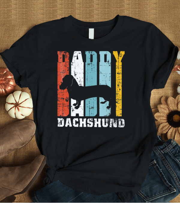 T-Shirt: DACHSHUND DADDY VINTAGE T-Shirt DACHSHUND DADDY VINTAGE T-Shirt