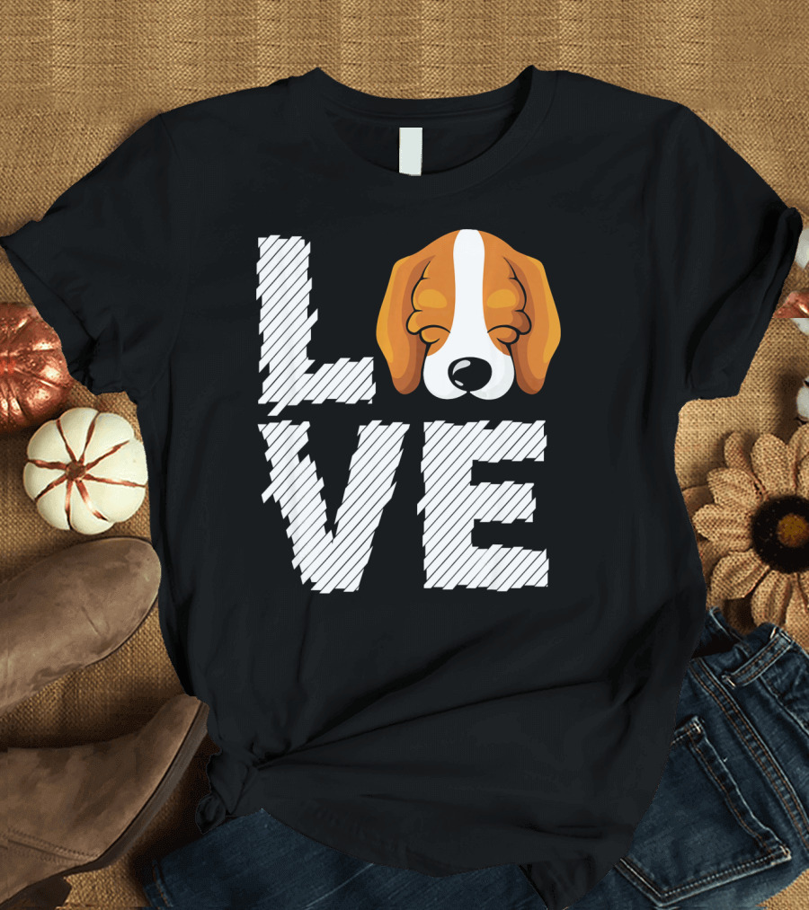 Love Beagle Dogs for Beagle Lovers T-Shirt