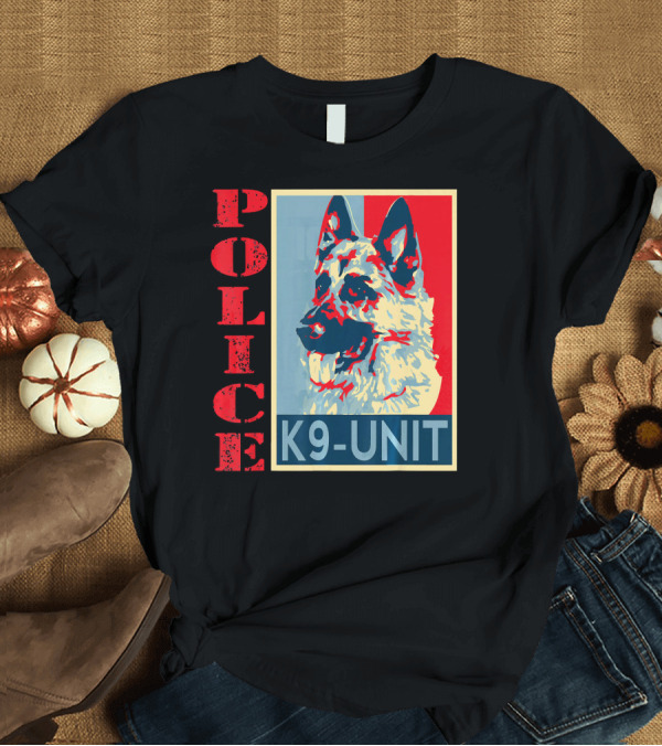 T-Shirt: Police K9 Unit Officer Dog T-Shirt Police K9 Unit Officer Dog T-Shirt