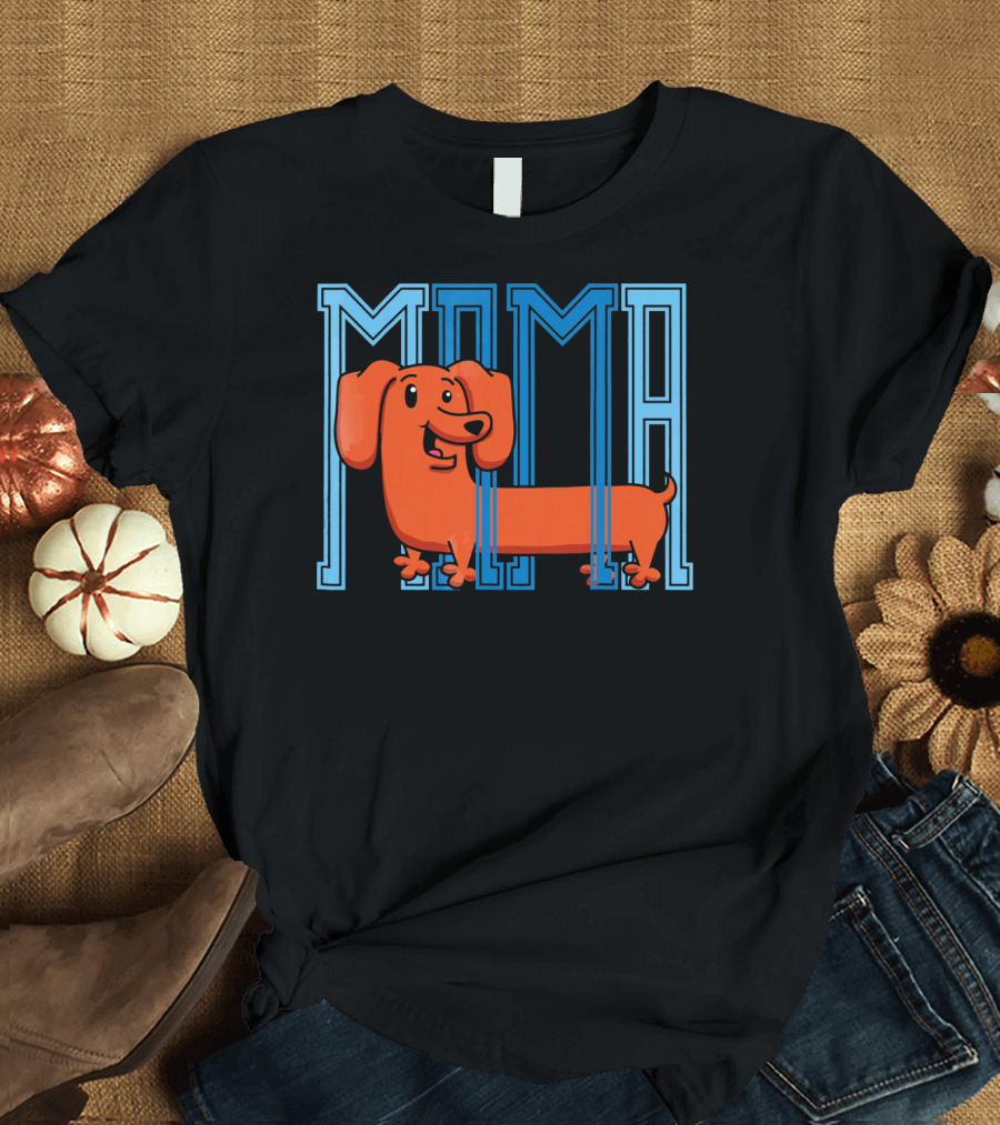Vintage Retro Mama Dachshund T-Shirt