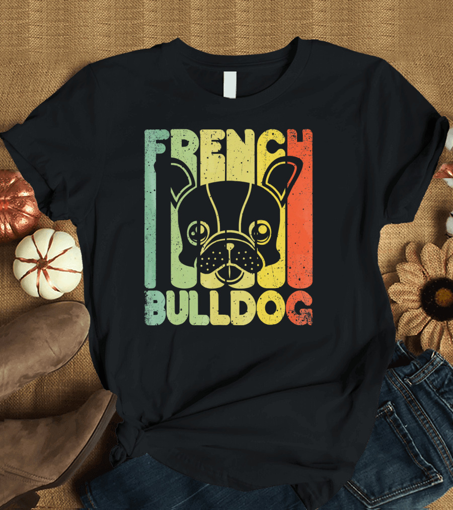 French Bulldog Retro T-Shirt