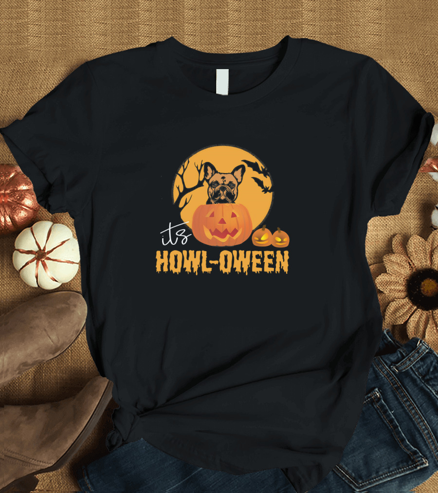 It's Howl-oween French Bulldog Pumpkin Quo T-Shirt