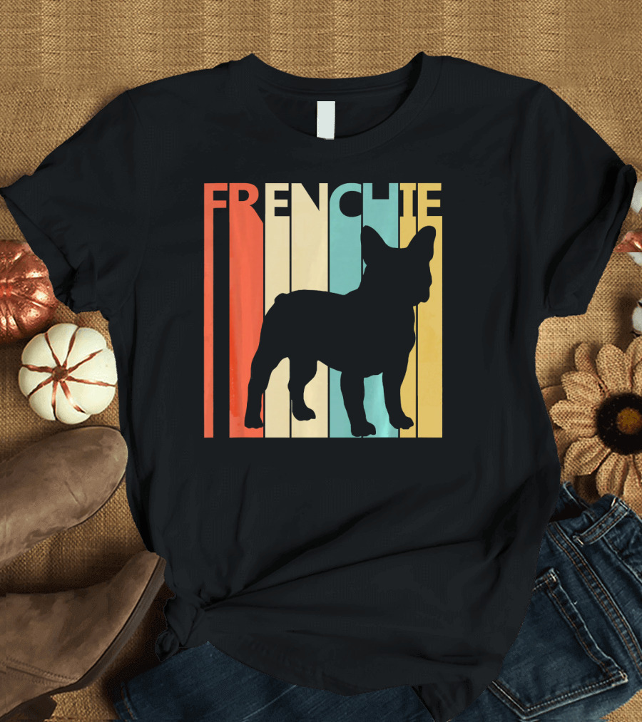 Retro Frenchie French Bulldog T-Shirt
