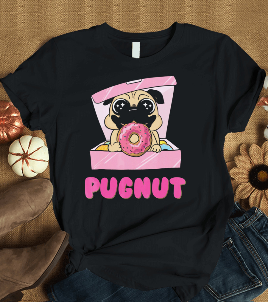 Pugnut I Love My Pugs Pug T-Shirt