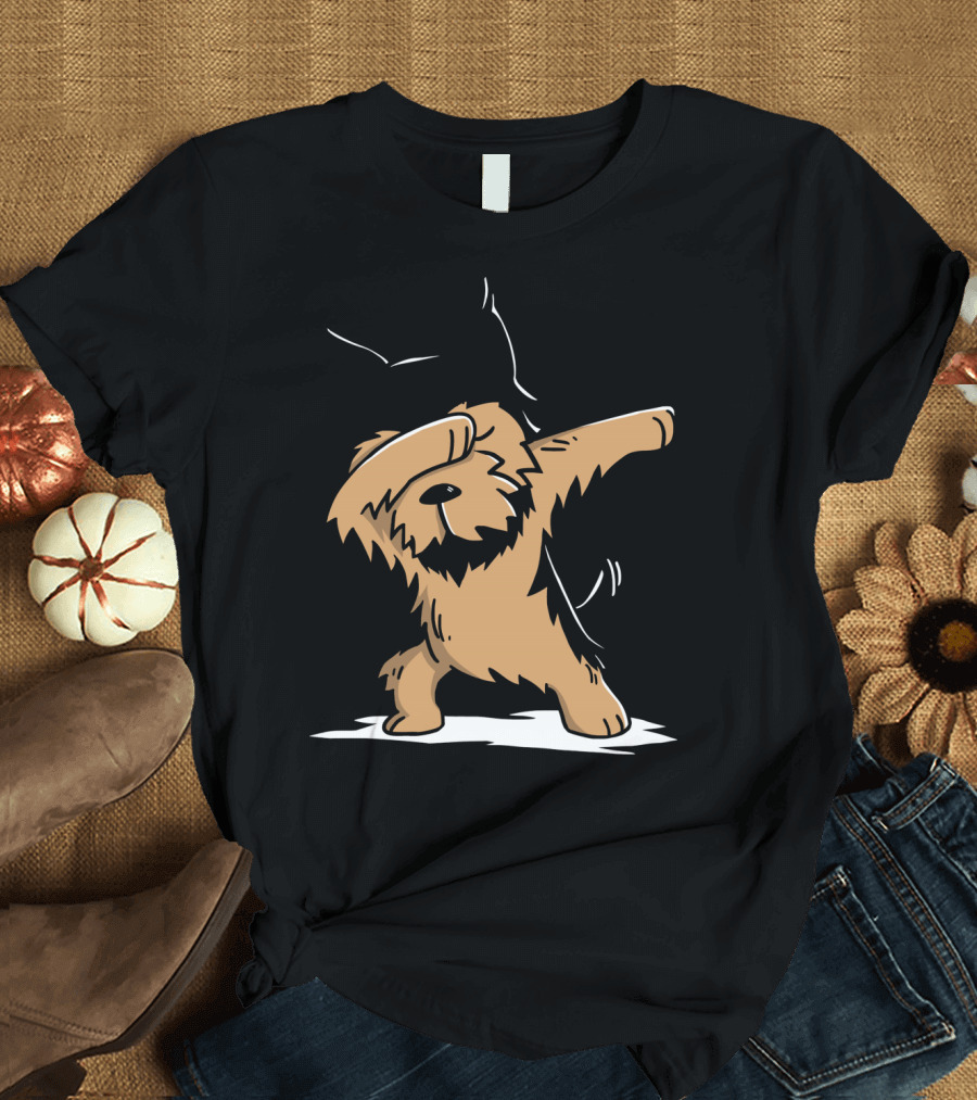 Funny Dabbing Yorkshire Terrier Dog Dance Move T-Shirt