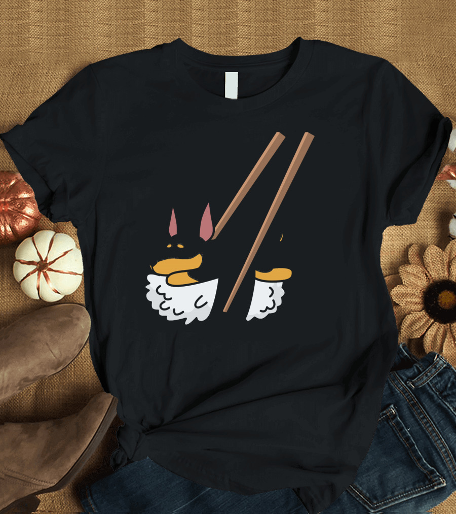 Miniature Pinscher Sushi Dog Humor T-Shirt