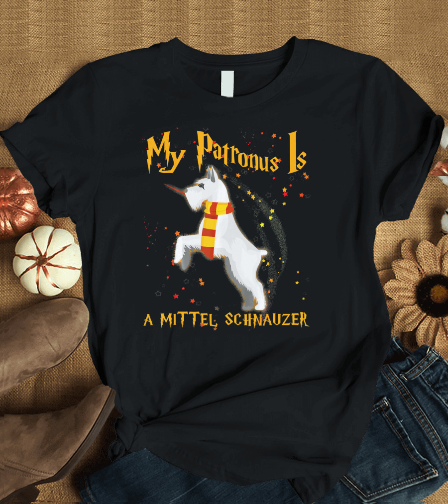 My Patronus Is a Mittel Schnauzer T-Shirt