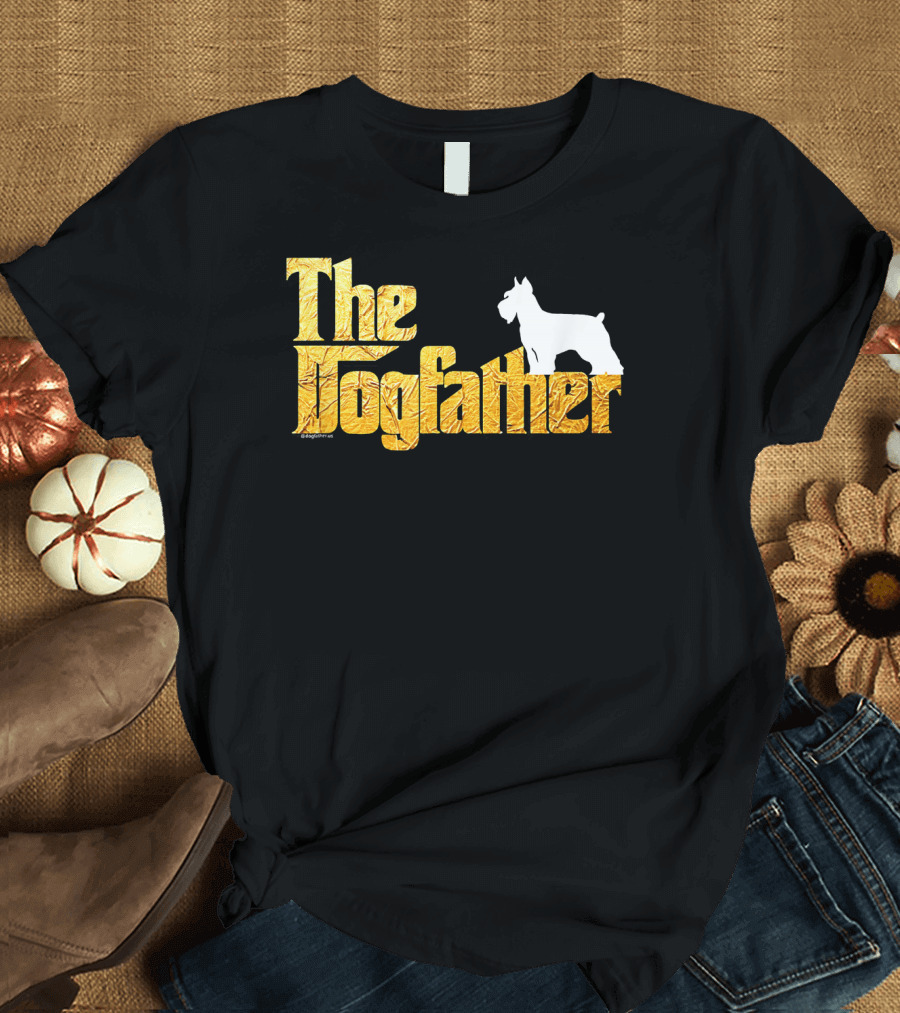 The Dogfather Miniature Schnauzer T-Shirt