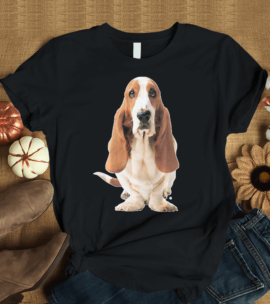 Basset Hound Dog I Love Like Bas T-Shirt