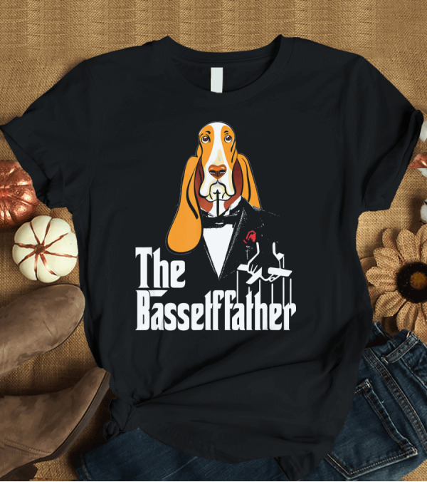 T-Shirt: The Basset Father Mafia Fath Bassetfather T-Shirt The Basset Father Mafia Fath Bassetfather T-Shirt