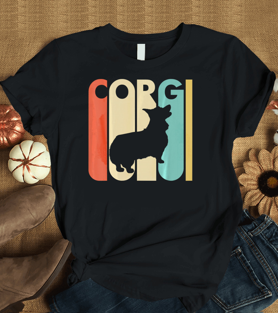 Corgi Retro T-Shirt