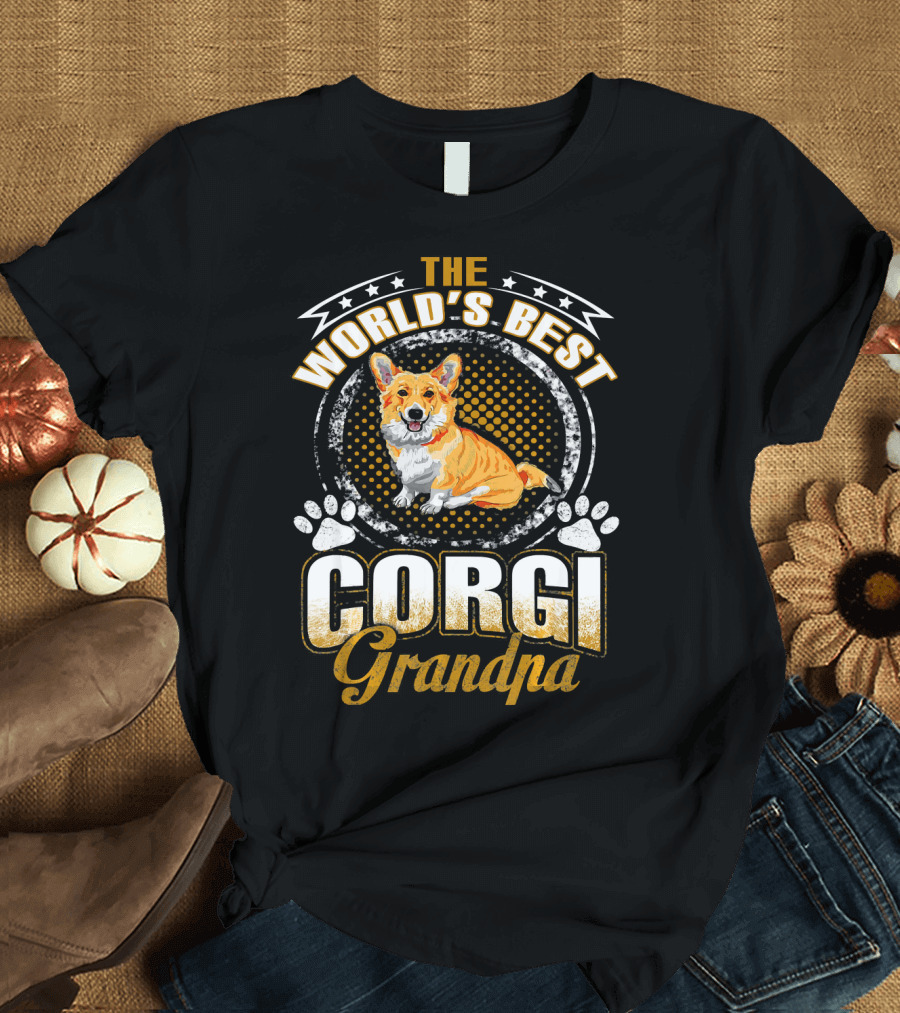 THE WORLD'S BEST CORGI GRANDPA T-Shirt
