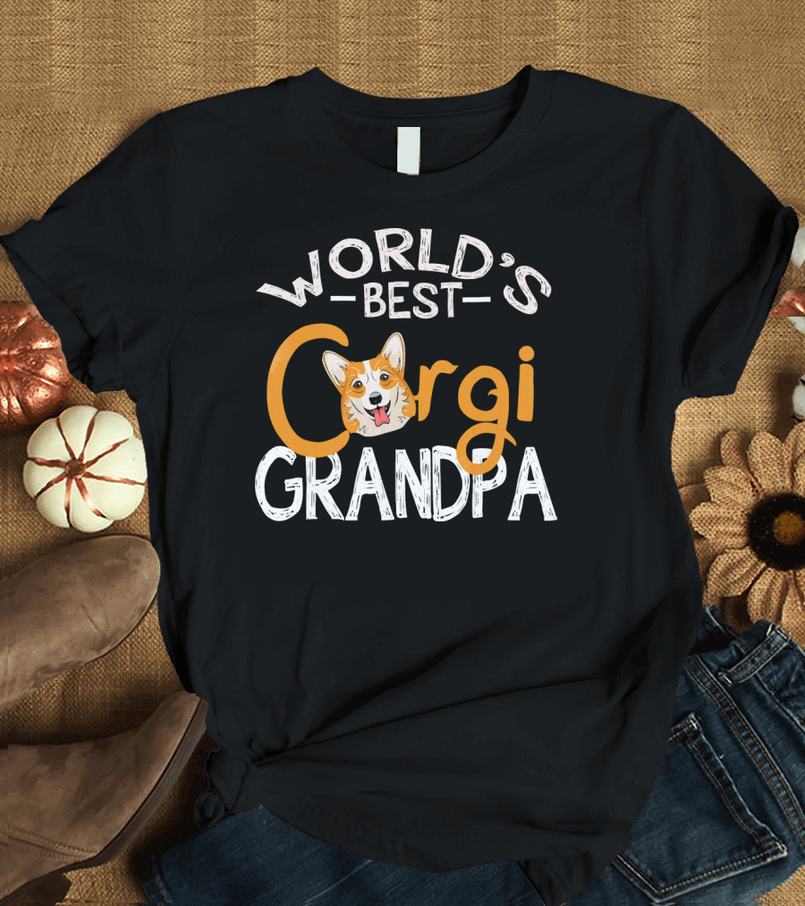 WORLD'S BEST CORGI GRANDPA T-Shirt