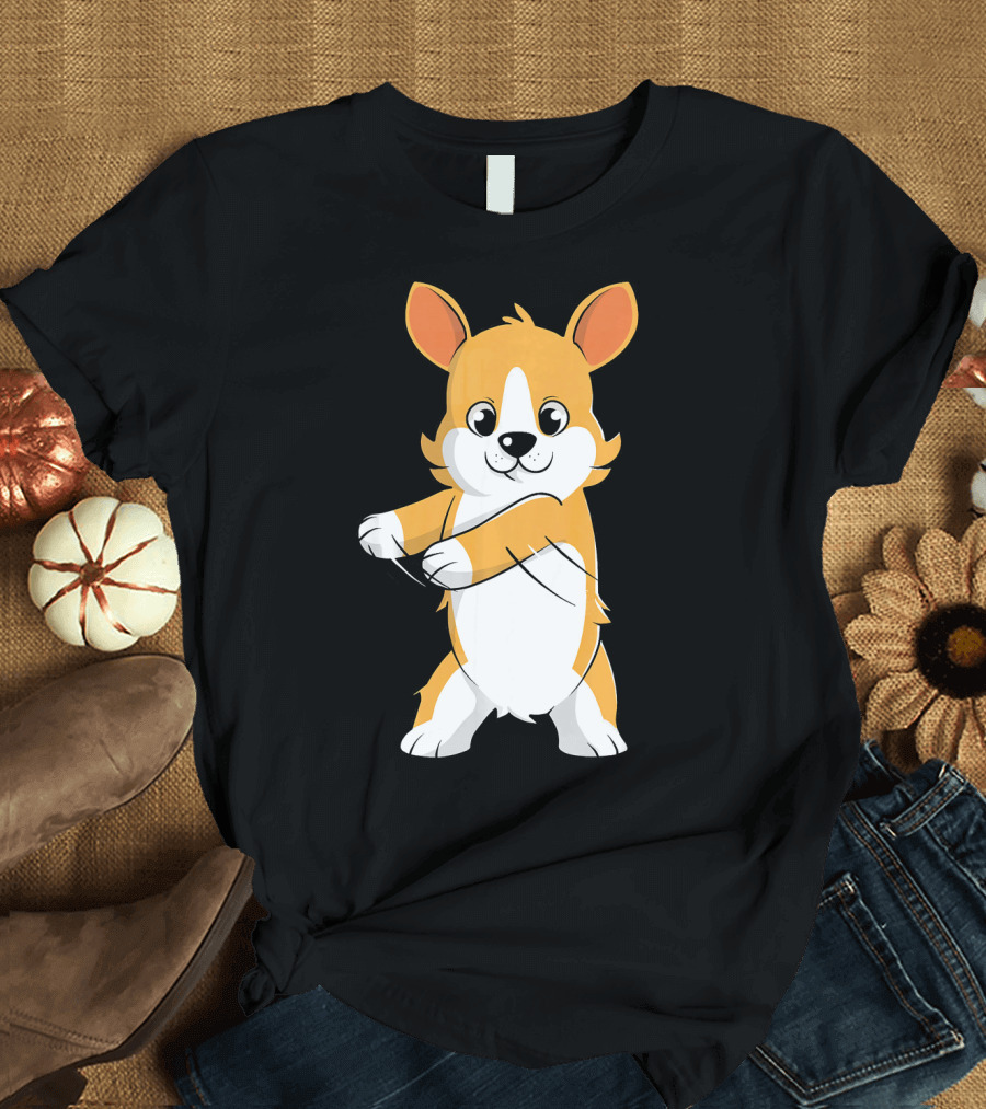 Corgi Floss Dance Funny Flossing Dog T-Shirt