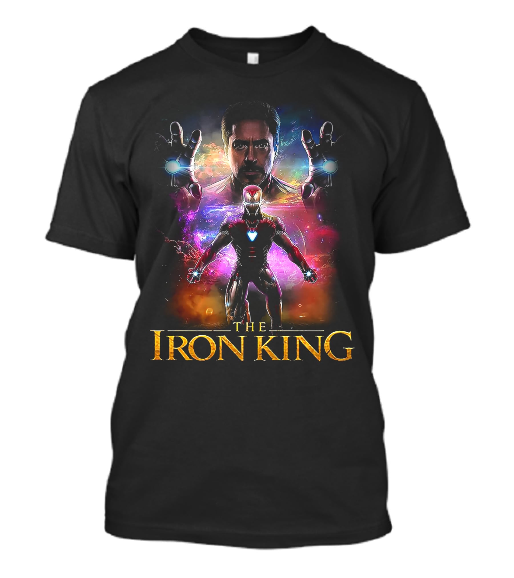 The Iron King Tony Stark Marvel Universe Fusion T-Shirt