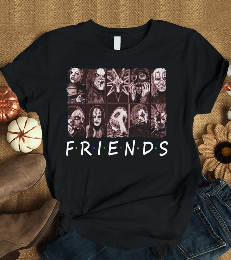 Slipknot Masks Friends Parody with Iconic Horror T-Shirt