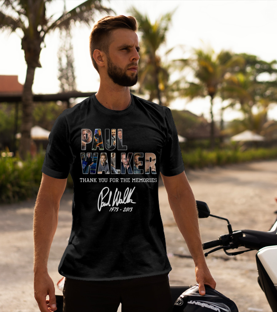 Paul Walker Thank You For The Memories 1973-2013 T-Shirt