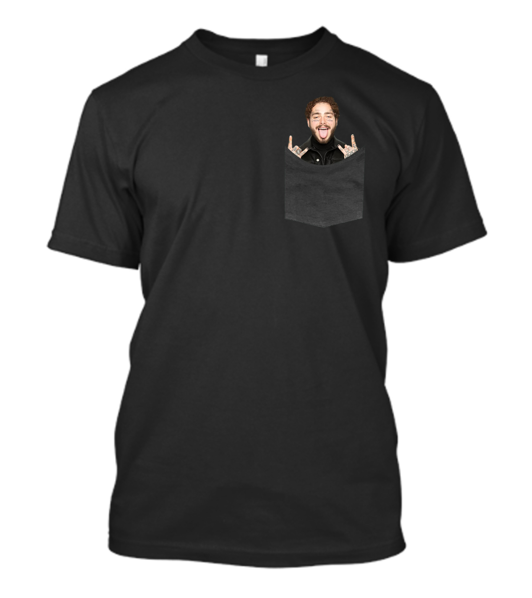 Post Malone Goodbyes Fun Pocket T-Shirt