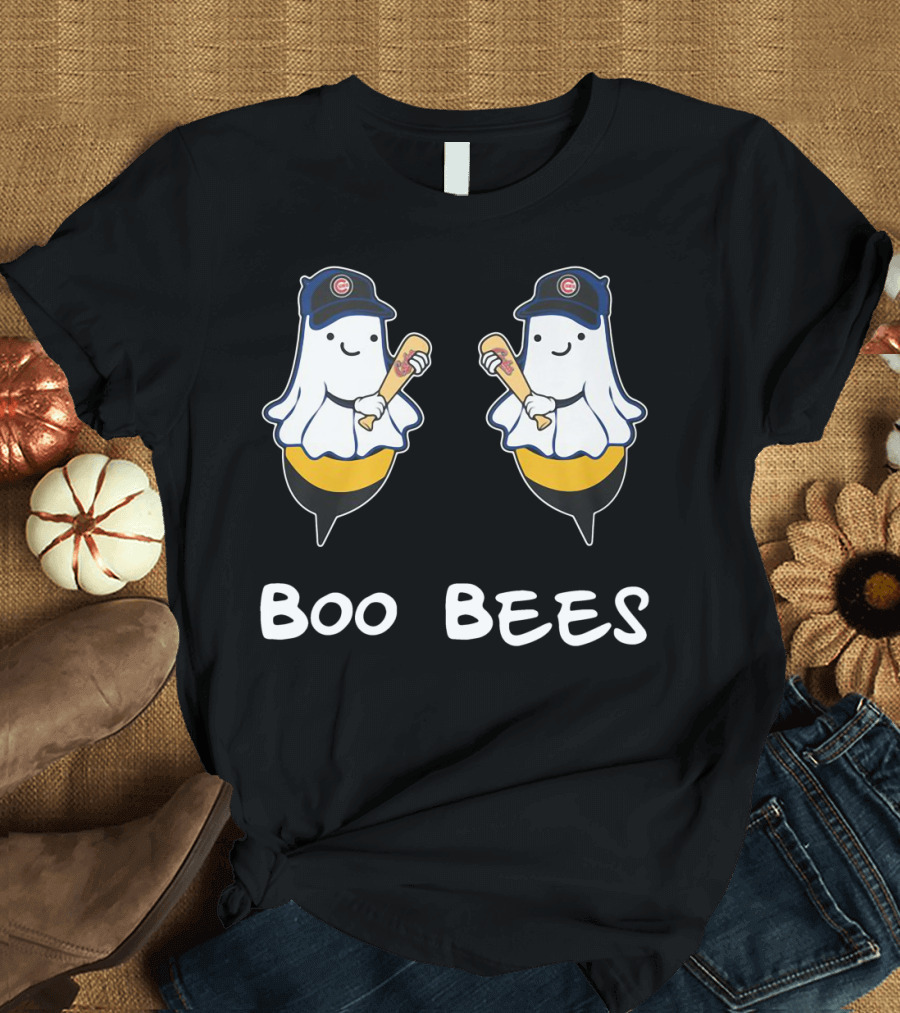 Chicago Cubs Boo Bees Ghost Baseball T-Shirt