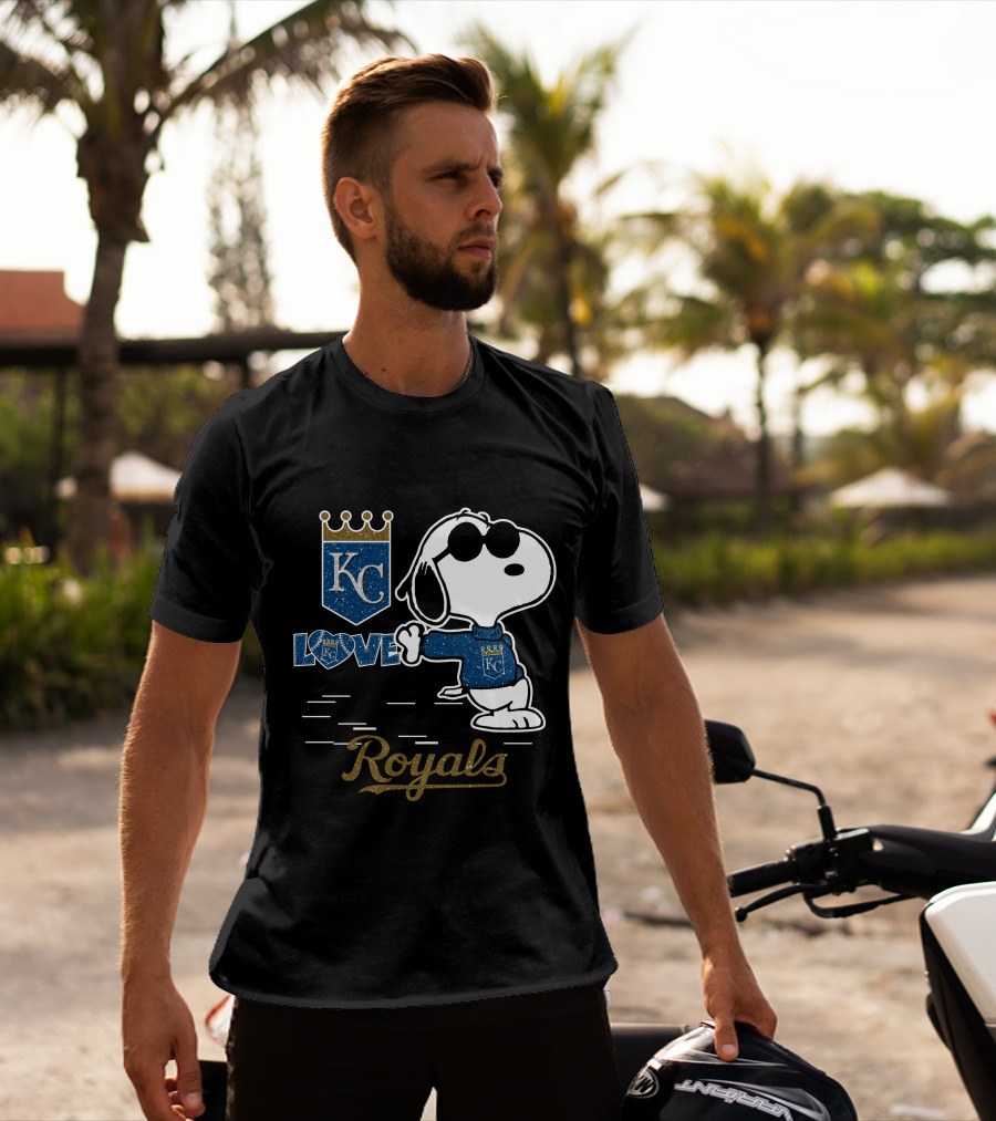 Snoopy KC Love Royals T-Shirt