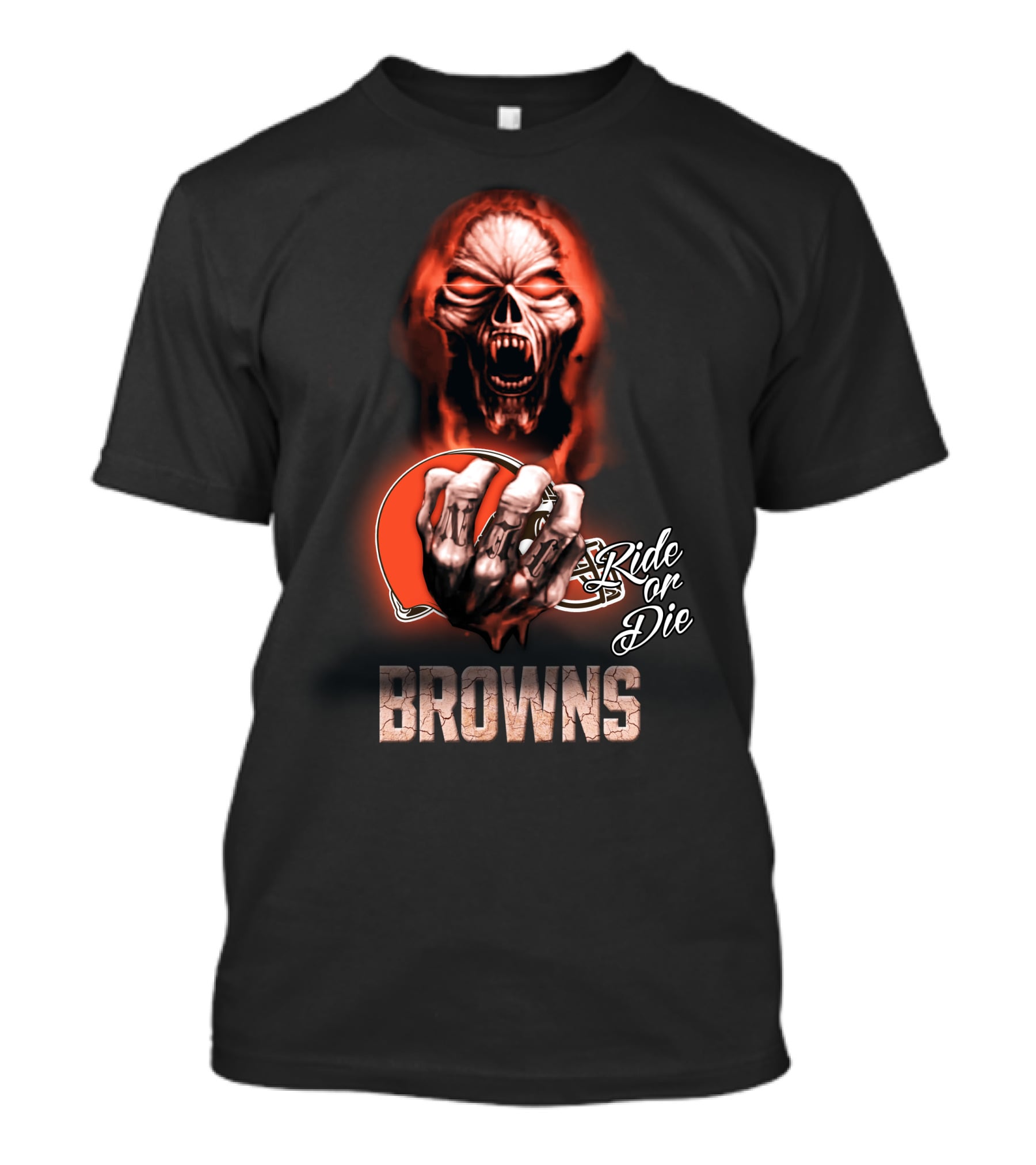 Browns Nfl Cleveland Ride Or Die 146 Hd0008 T-Shirt