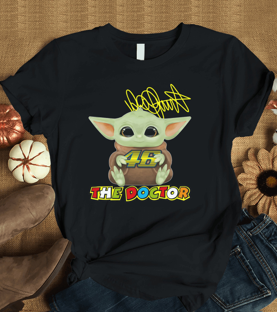 Valentino Rossi Baby Yoda The Doctor 46 T-Shirt