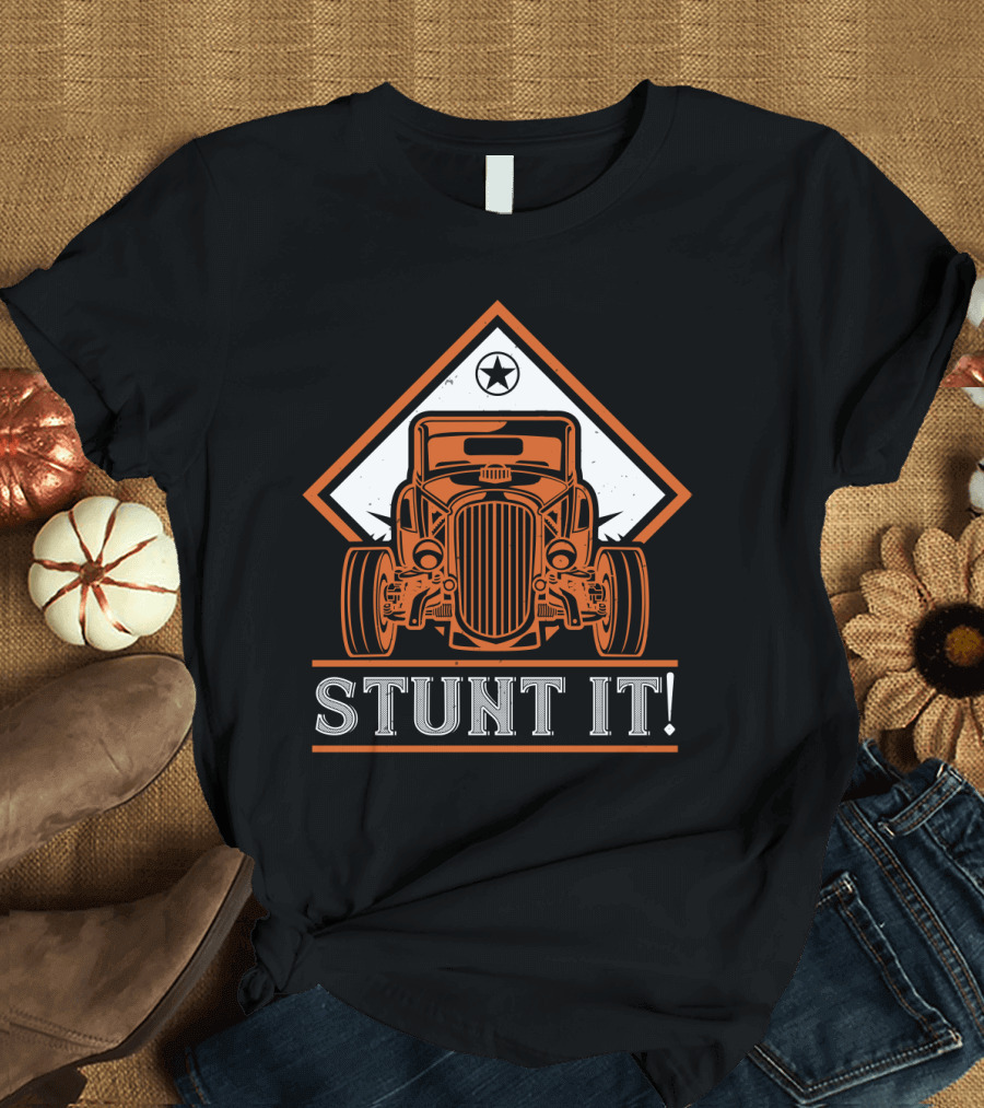 Stunt IT Hot Rod Star Triangle T-Shirt