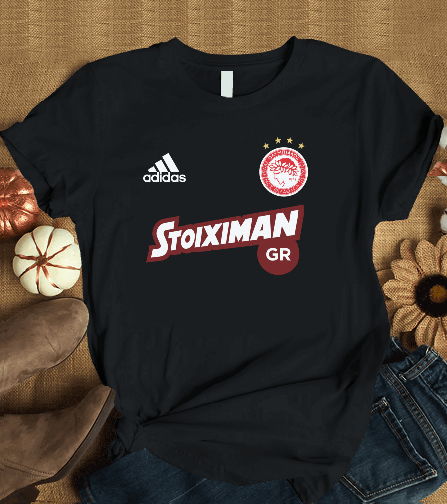 Olympiakos Piraeus Stoiximan GR 1925 Emblem T-Shirt