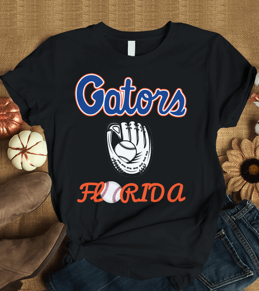 Gators Florida Baseball Glove T-Shirt