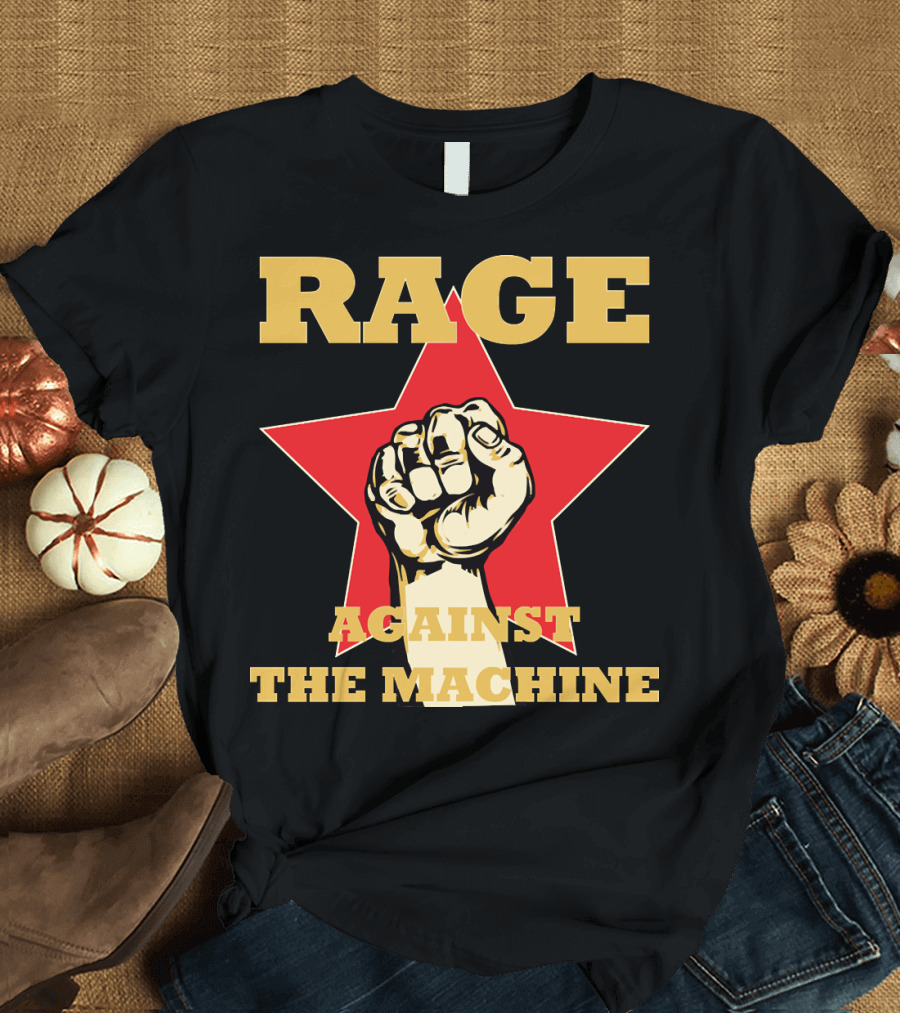 RAGE AGAINST THE MACHINE Fist and Star T-Shirt