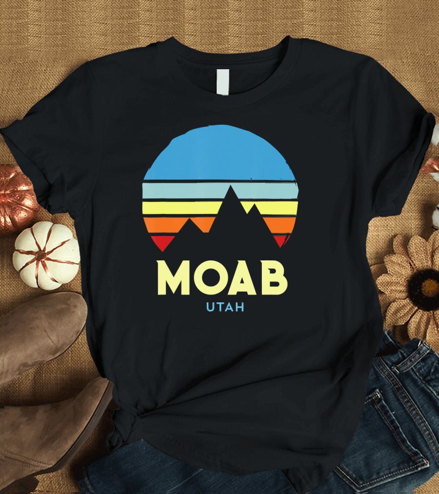 Moab Utah Mountain Sunset T-Shirt