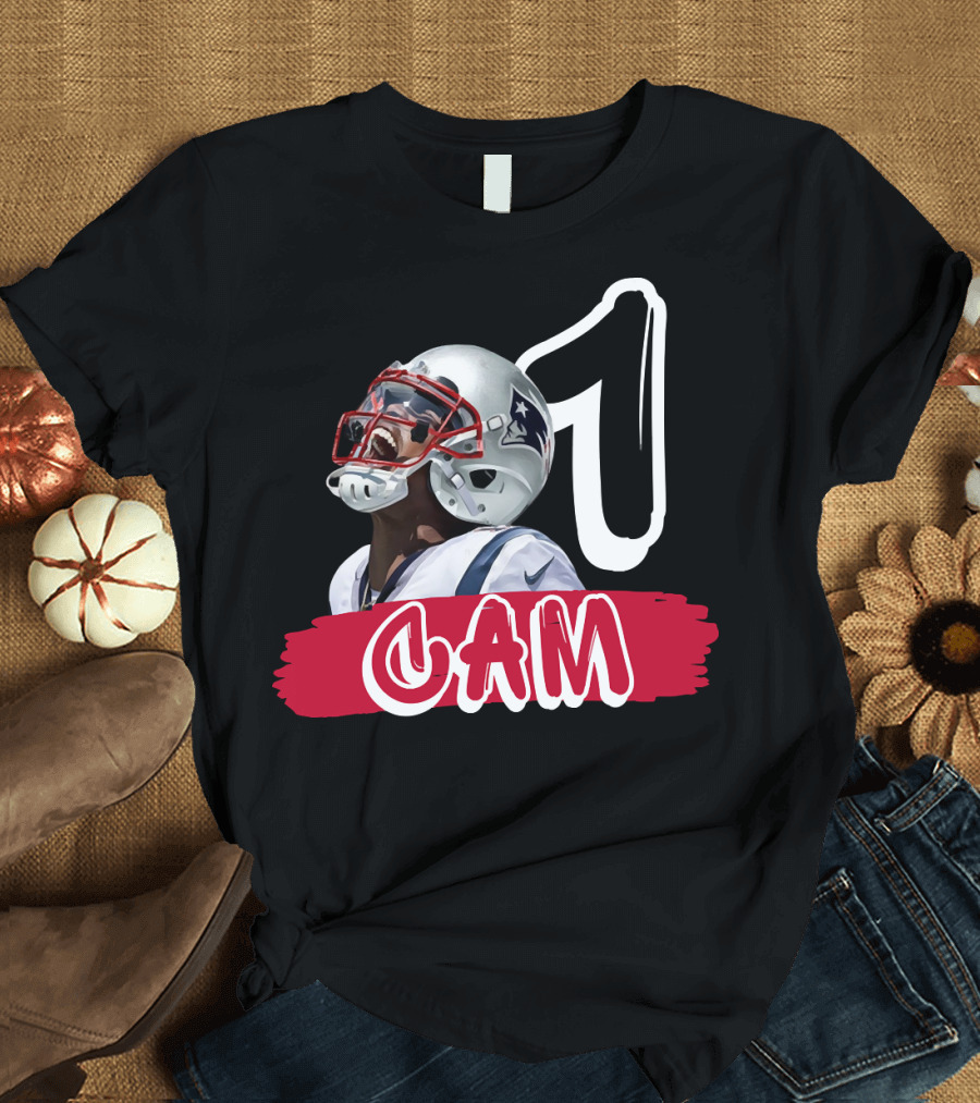 Cam Newton New England Patriots 1 T-Shirt