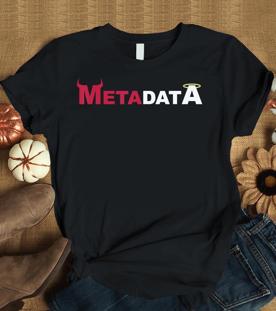 META DATA Devil and Angel Halo T-Shirt