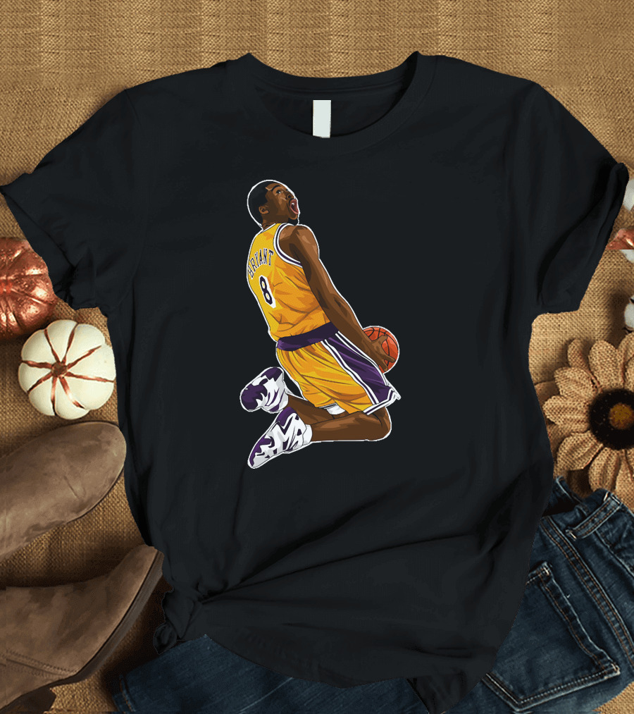 Bryant 8 Mamba Dunk Basketball T-Shirt