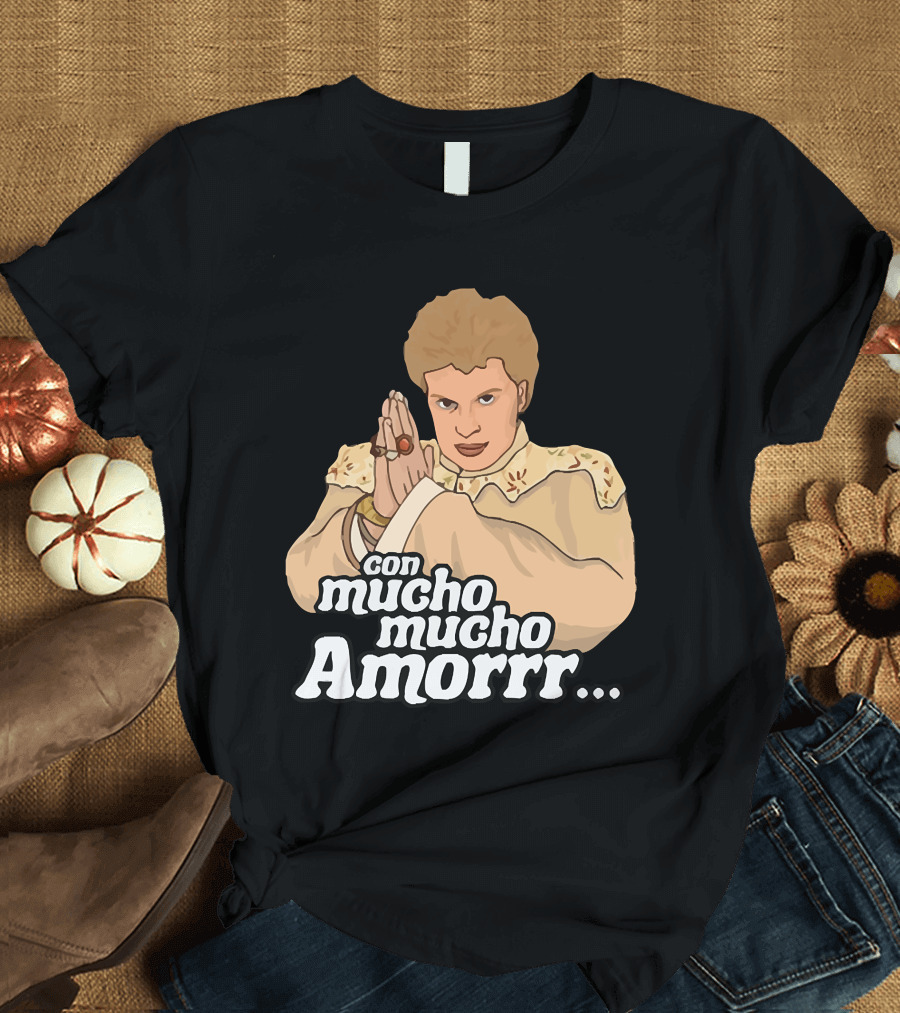 Con Mucho Mucho Amorrr Vintage Style Iconic T-Shirt