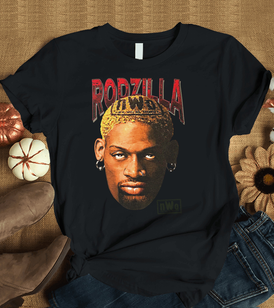 Rodzilla nWo Dennis Rodman The Worm Wrestling T-Shirt