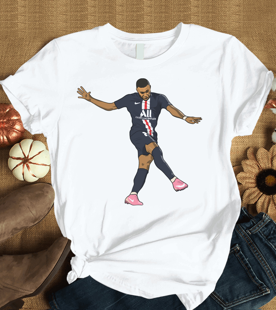 Kylian Mbappe Paris St Germain Cook Livet Limitless Football T-Shirt