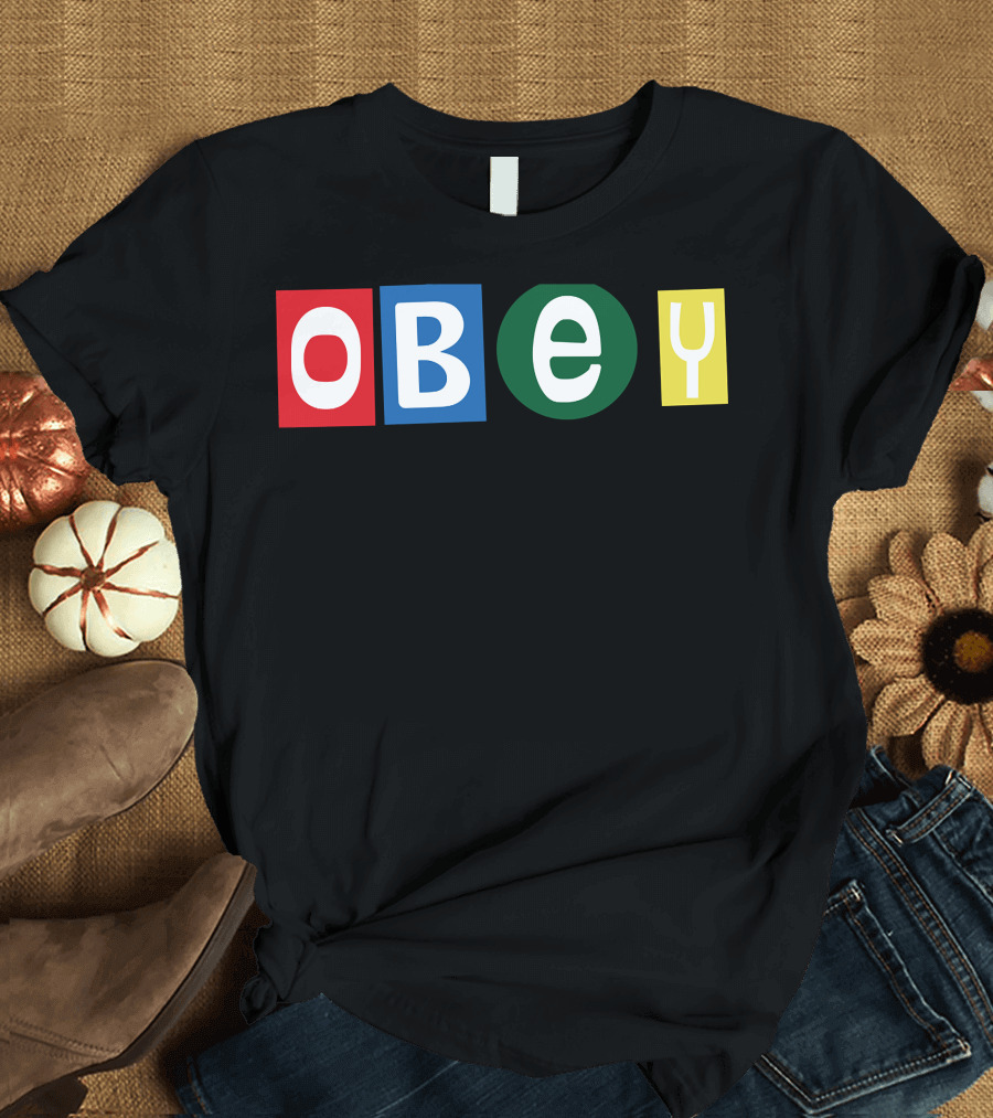 Obey Big Shot J Hope OBEY 15 Bold Color Blocks T-Shirt