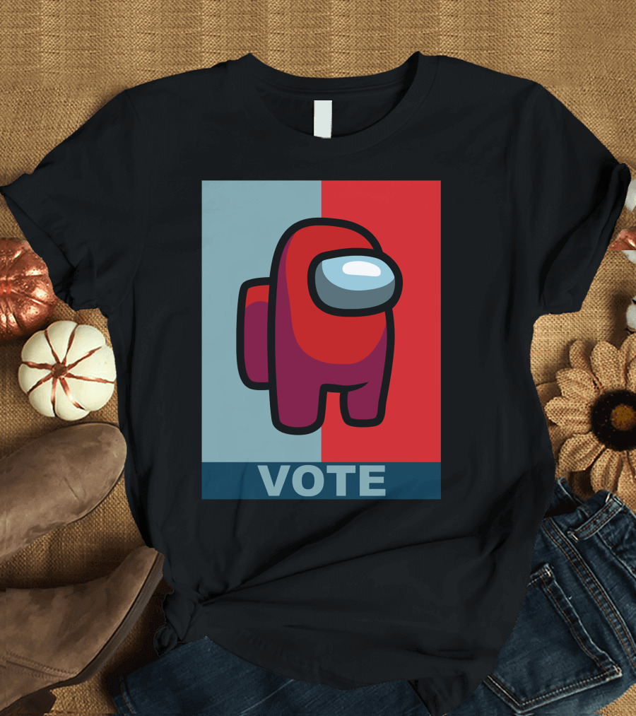 Vote Red Among Us Crewmate T-Shirt