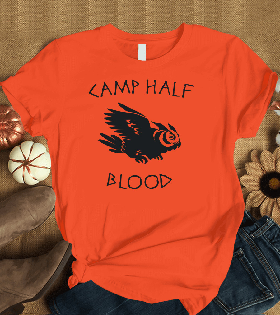 Camp Half Blood Custom Cabin Athena Owl T-Shirt