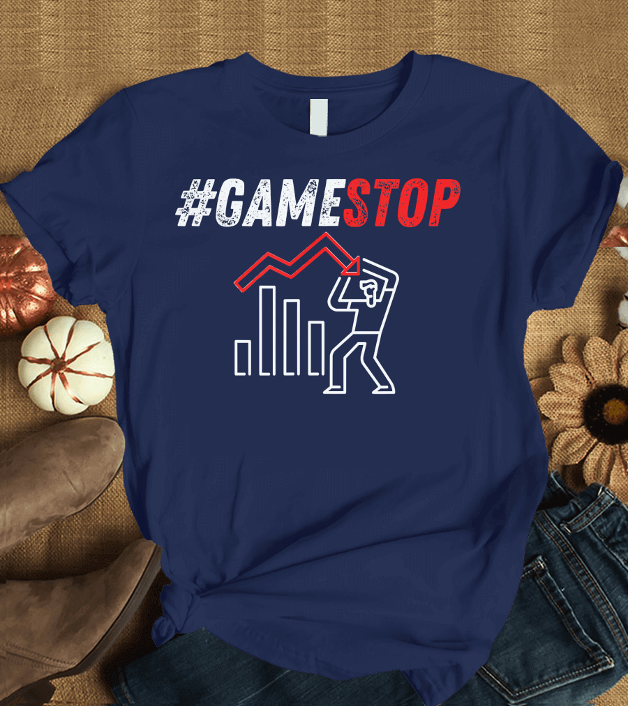 GameStop Stock Market Meme Trend Chart T-Shirt
