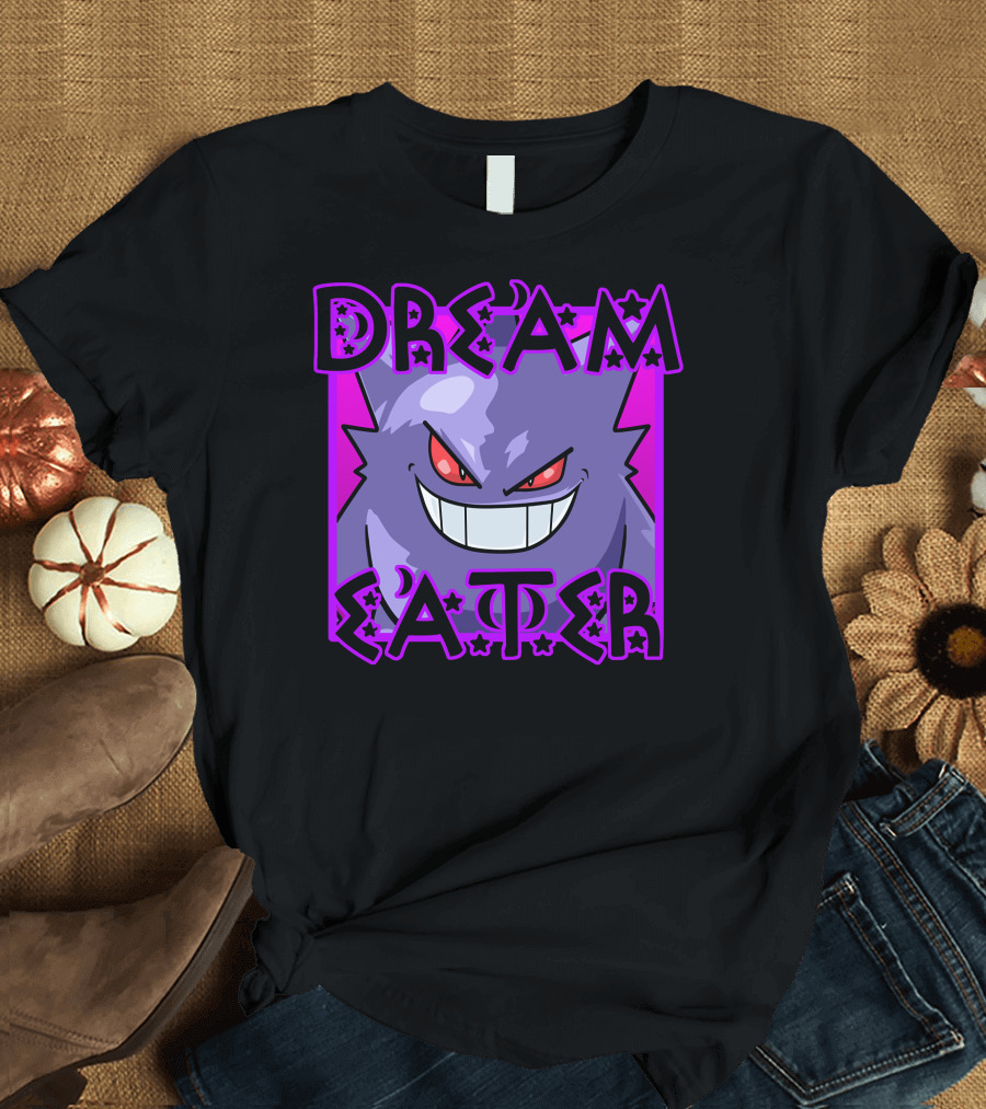 Dream Eater Purple Ghost Creature with Smiling Face T-Shirt