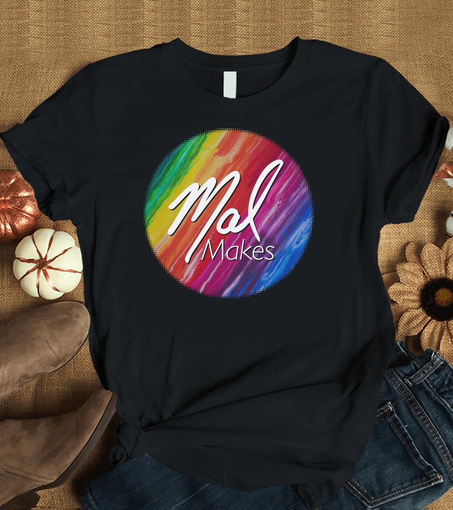 Mal Makes Rainbow Circle T-Shirt