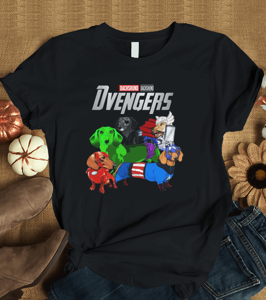 Dachshund Dachshund DVengers T-Shirt