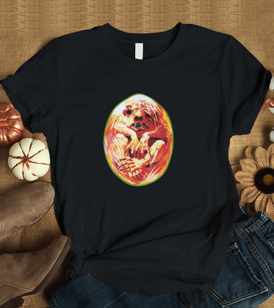 Prophecy Creature Emerging from Fiery Egg T-Shirt