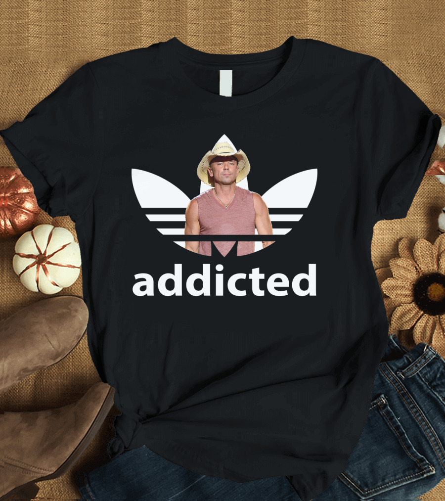 Kenny Chesney Logo Parody Addicted T-Shirt