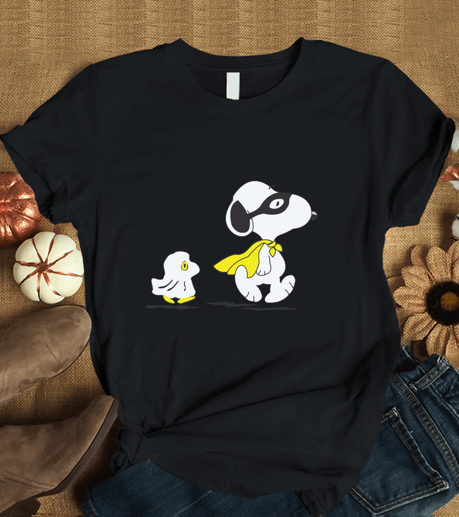 Snoopy Superhero with Woodstock Sidekick T-Shirt